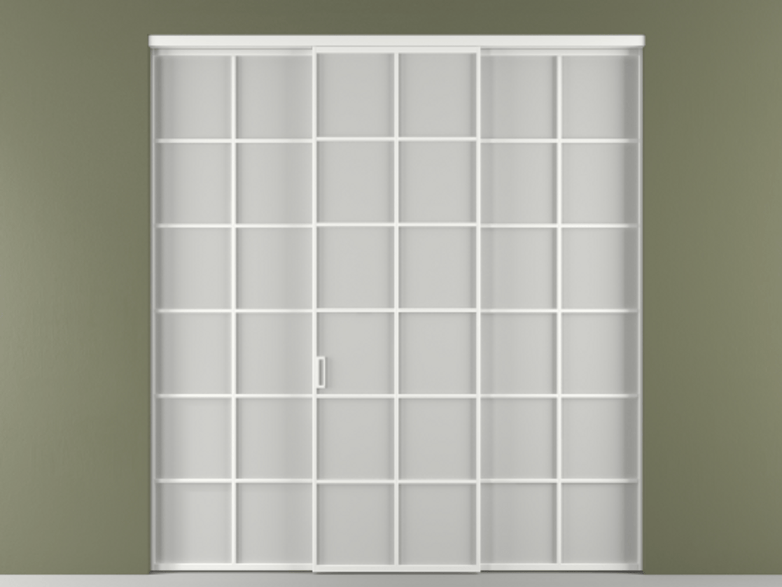 Перегородка Formato внутри проема трёхстворчатая #VENDORCODE# #FURNISH# #GLASS# Цена #PRICE# #CURRENCY# | Volhovec