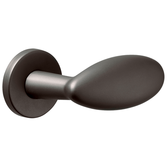 Ручки для межкомнатных дверей Ручка дверная Овум. Цвет Чёрный. Коллекция Овум. Фото. Ручки для дверей Ручка дверная Овум. Цвет Чёрный. Коллекция Овум. Картинка.